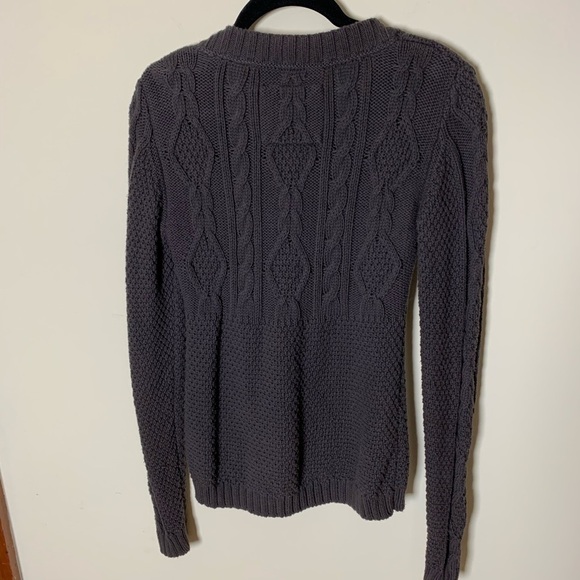 H&M Brown Knit Long Sleeve Sweater Size Small - Picture 6 of 7